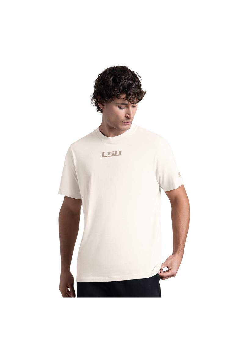 Men's Starter White LSU Tigers Warm Up T-Shirt, Main, color, White