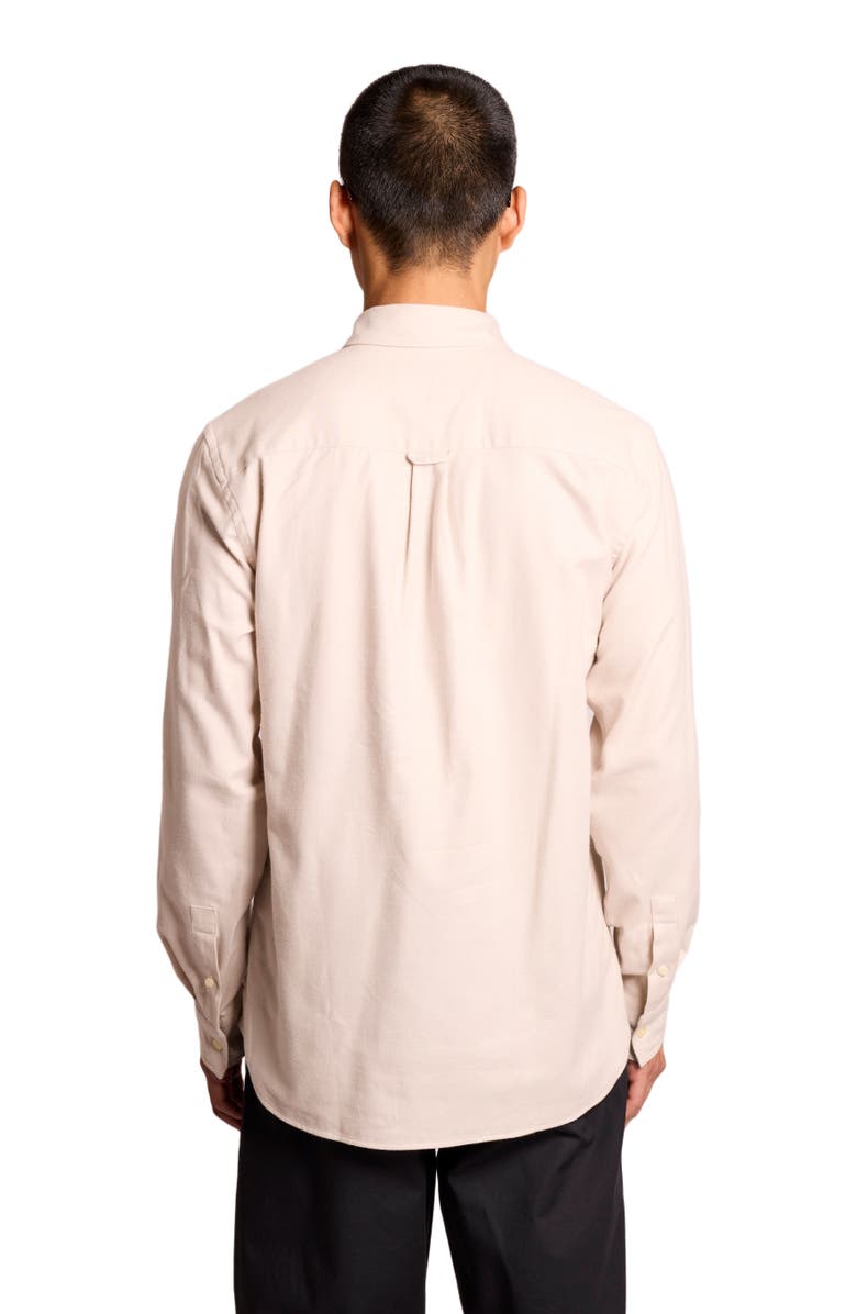 Lyle & Scott Long Sleeve Flannel Shirt, Alternate, color, Putty