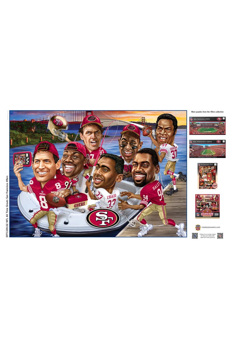 San Francisco 49ers 500 Piece Puzzle, Alternate, color, Multicolor