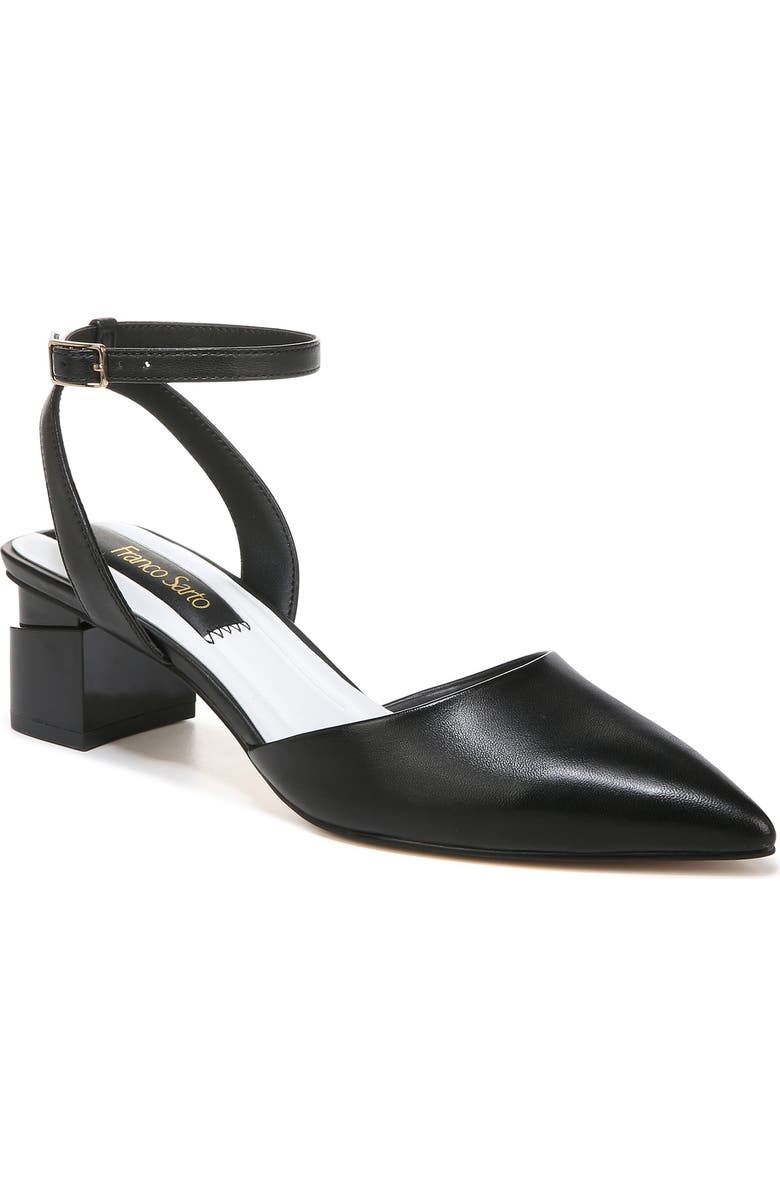 Franco Sarto Naya Ankle Strap Pointed Toe Pump, Main, color,