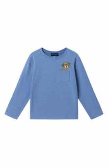 Kids' Dog Pocket Long Sleeve T-Shirt