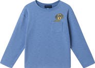 Andy & Evan Kids' Dog Pocket Long Sleeve T-Shirt