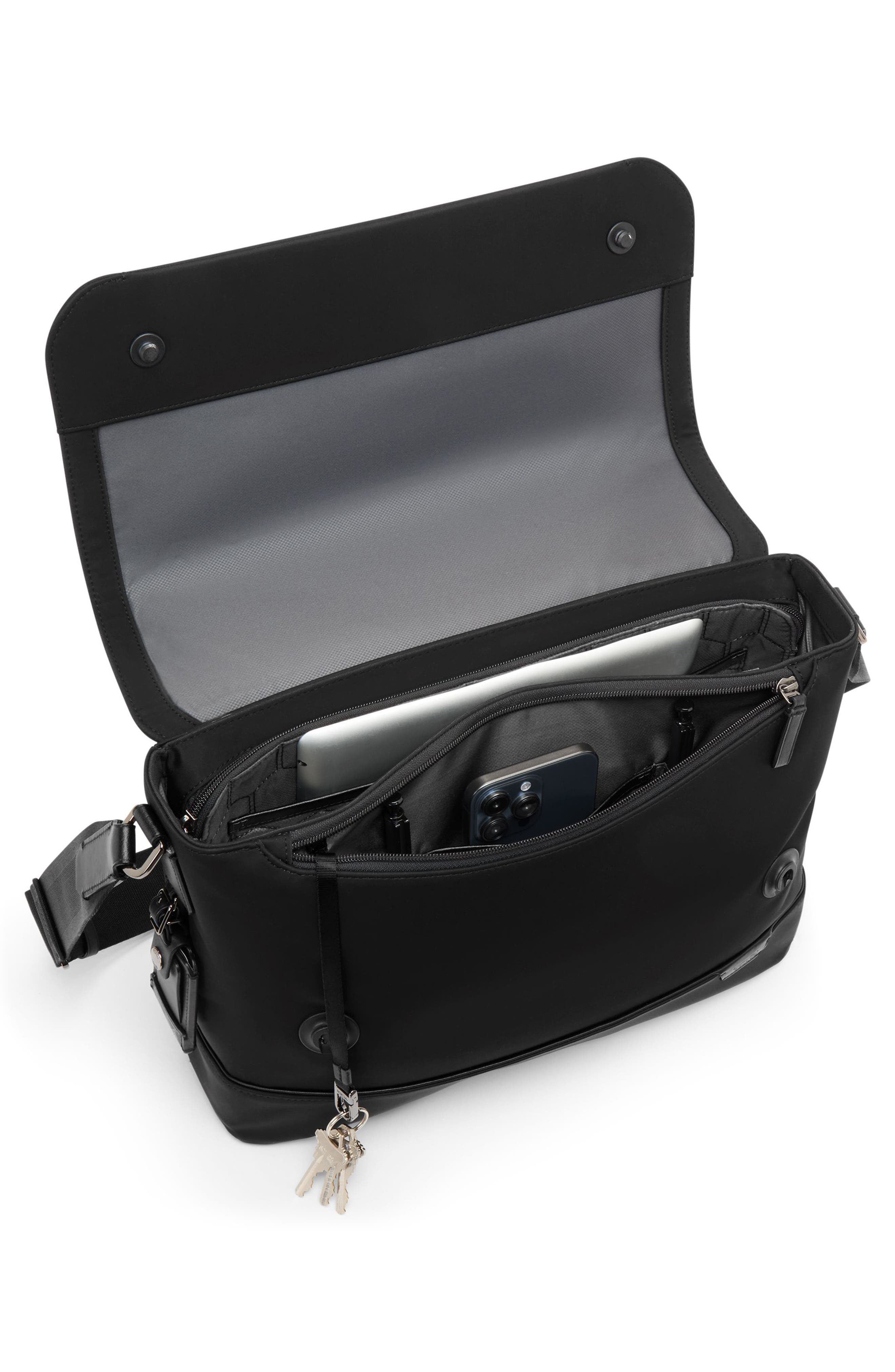 TUMI Harrison Midland Messenger Bag, Alternate, color, Black