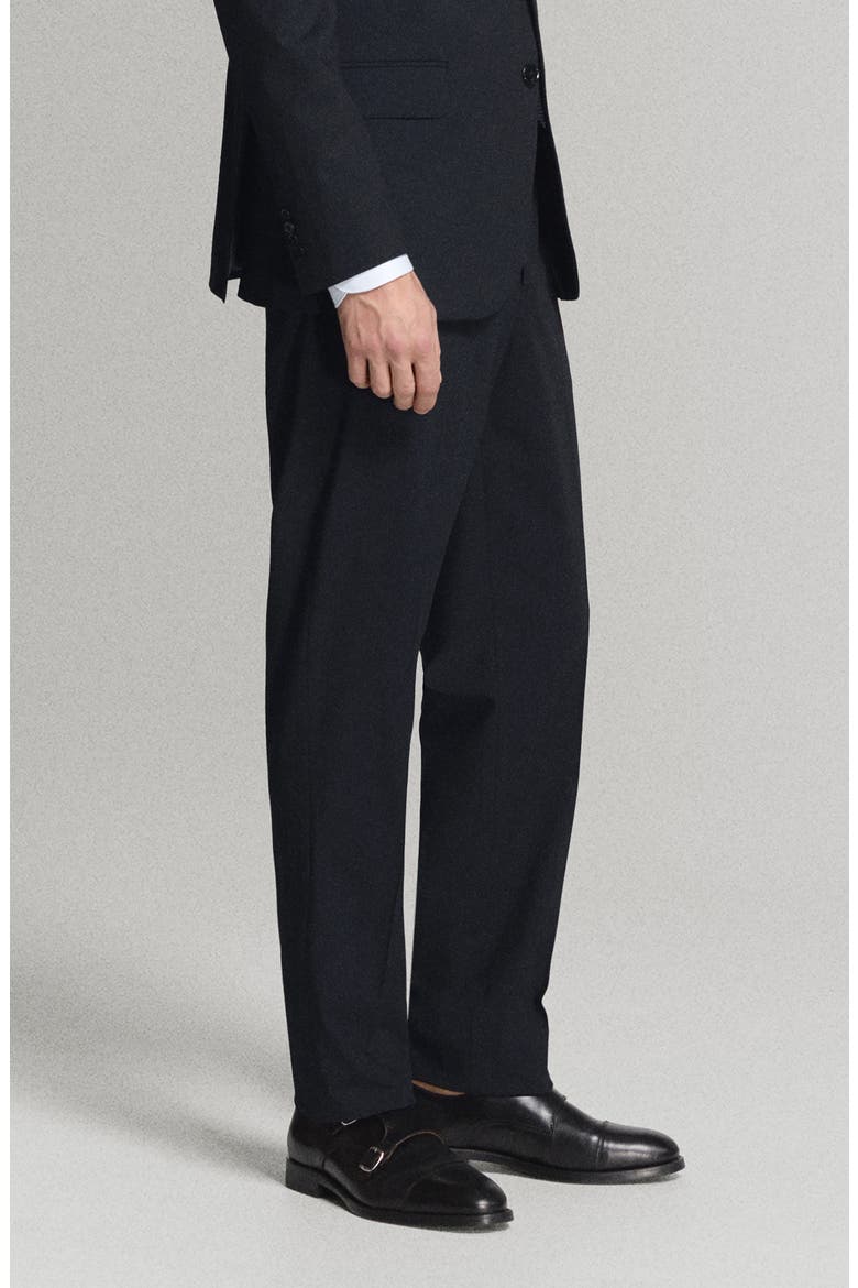 London Regular Fit Dress Pants, Alternate, color, DARK NAVY