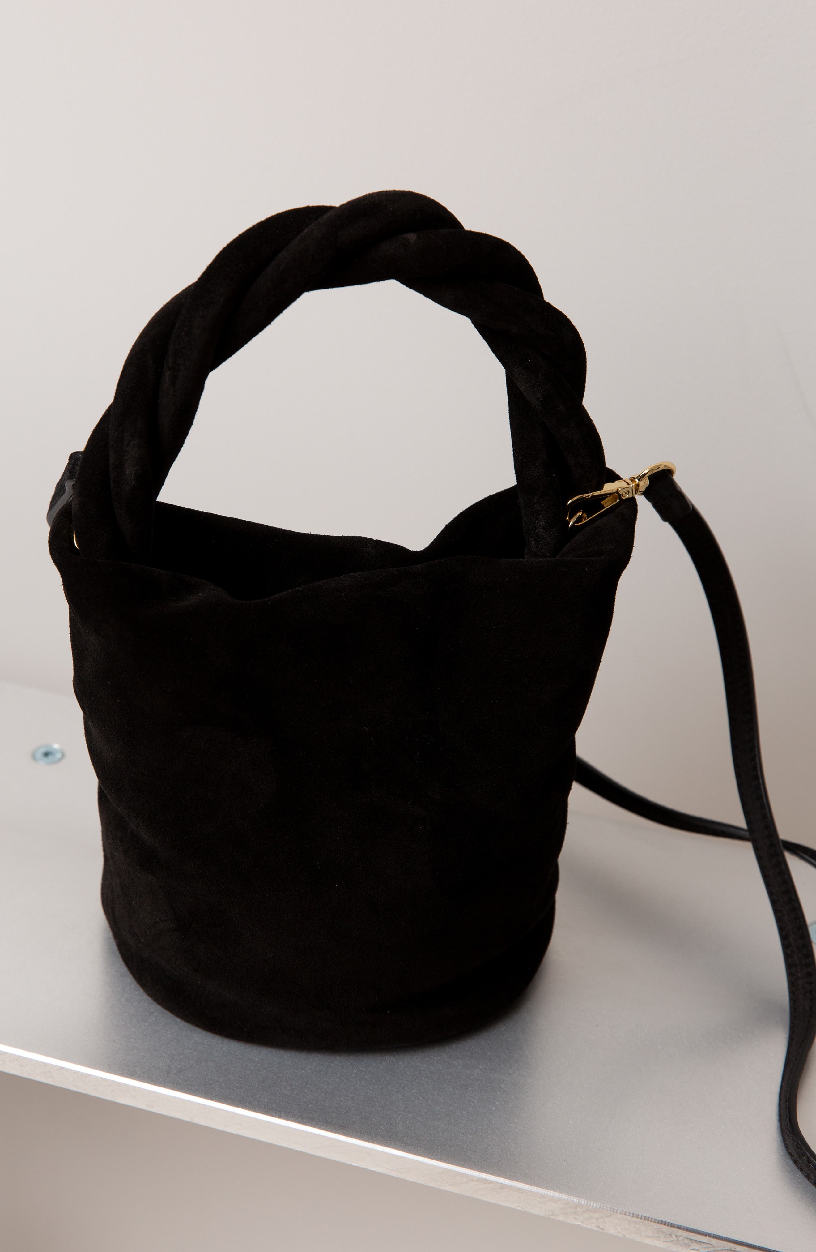 Yvonne Koné Mini Johanna Suede Bucket Bag, Alternate, color, 