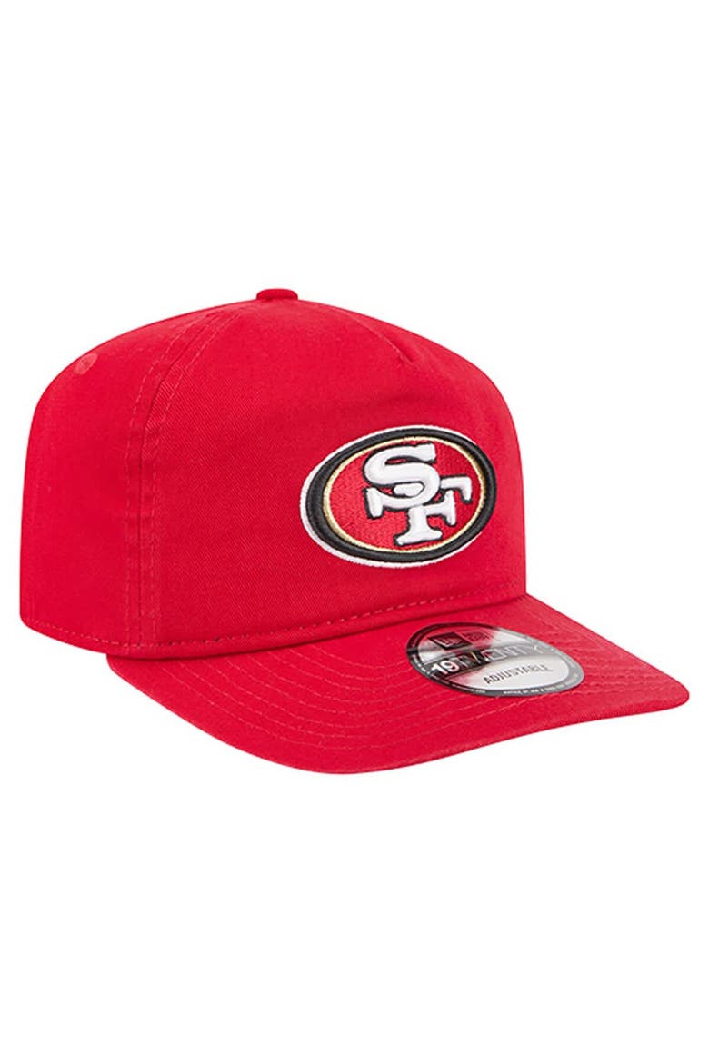 Men's New Era  Scarlet San Francisco 49ers Team 19TWENTY Adjustable Hat, Alternate, color, Scarlet