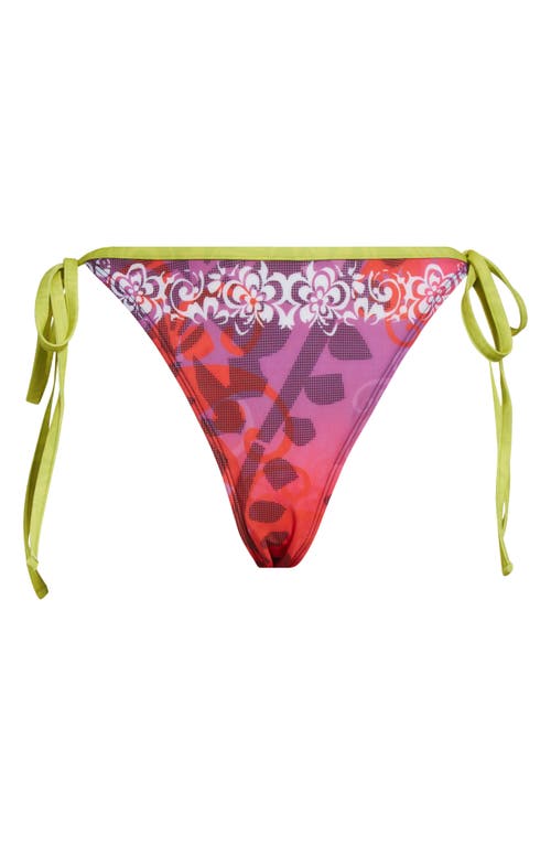 Paolina Russo Side Tie Bikini Bottom In Cherry