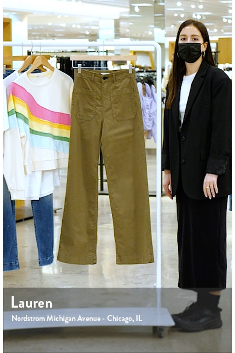 Sailor High Waist Wide Leg Pants video