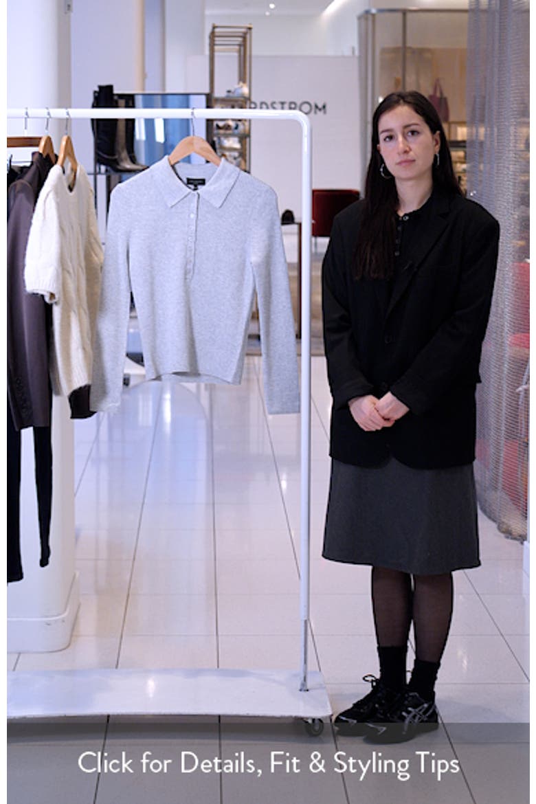 Jalia Rib Polo Sweater video