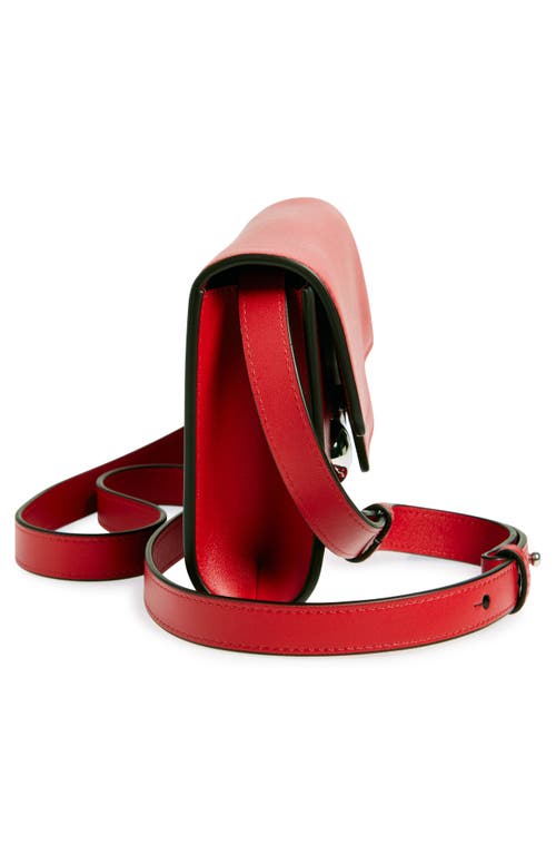 Marni Trunkaroo Leather Shoulder Bag In Very/red