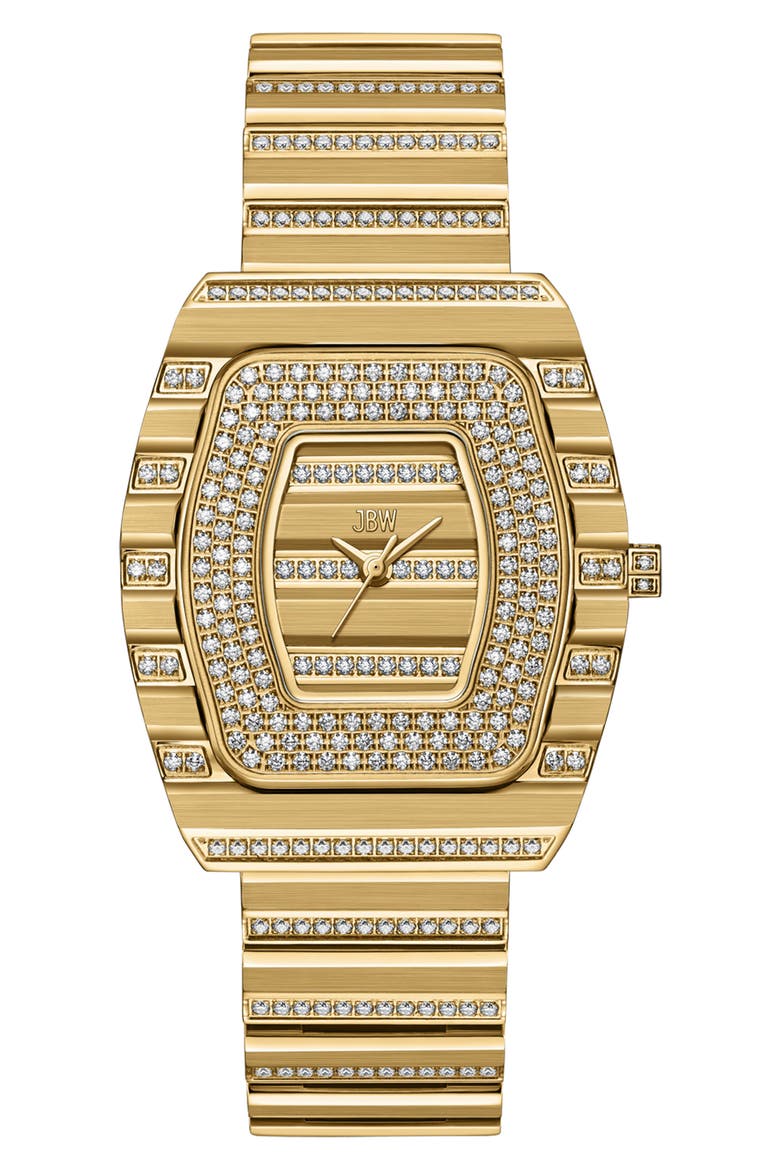 Echelon Bracelet Strap Watch, 34mm, Main, color, 18K GOLD