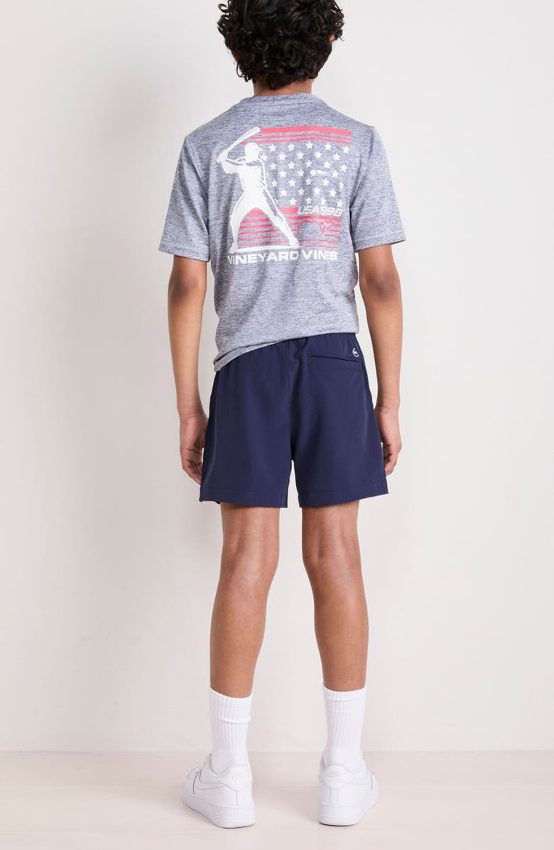 vineyard vines Kids' Performance Drawstring Shorts, Alternate, color, 