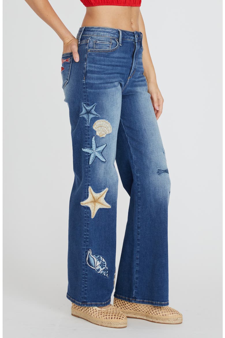 Charlee Wide Leg Jeans, Alternate, color, MEDIUM WASH