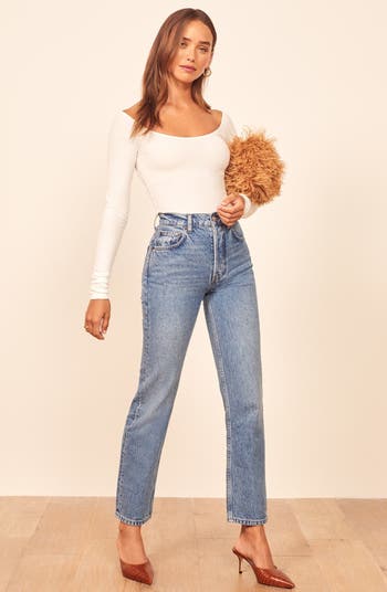 パンツ Reformation Cynthia Shadow Denim 25 Reformation Cynthia High Waist Relaxed Jeans | Nordstrom