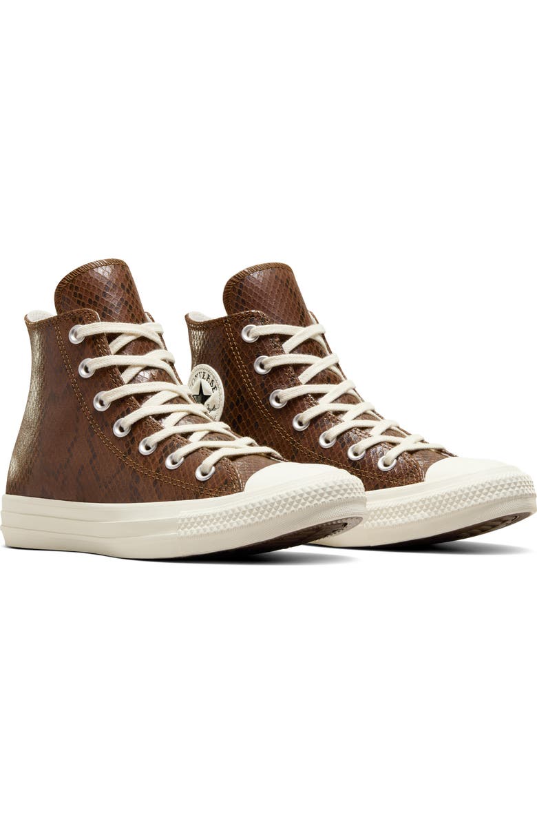 Converse Chuck Taylor<sup>®</sup> All Star<sup>®</sup> High Top Sneaker, Alternate, color, Dark Whiskey/Egret/Black