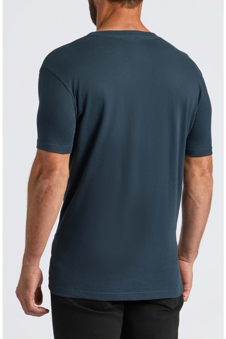 Short Sleeve V-Neck T-Shirt, Alternate, color, NAVY