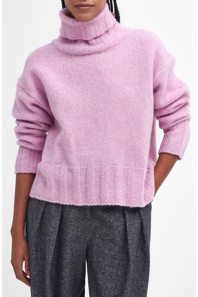 Anita Wool Blend Turtleneck Sweater, Main, color, LAVENDER PURPLE