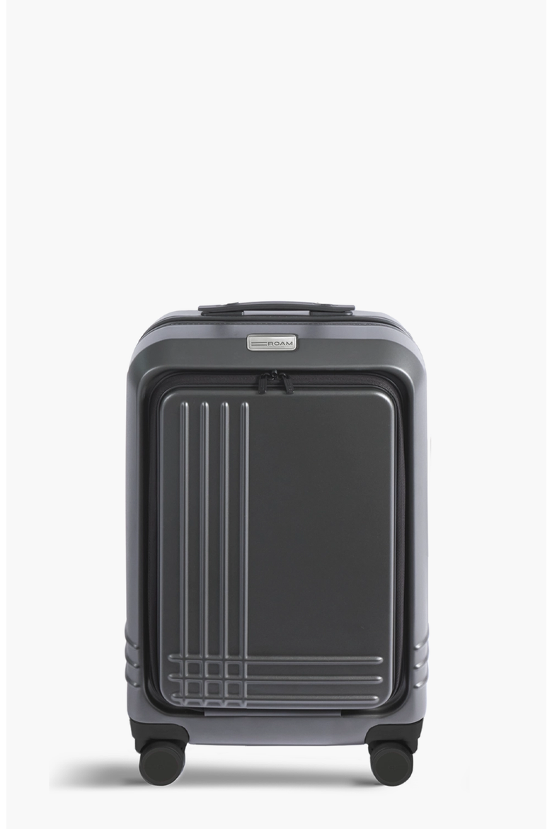 Front Pocket Carry-On, Main, color, Matte Steel / Black