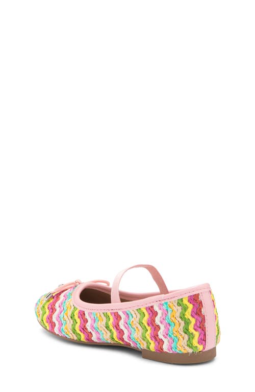 Shop Sam Edelman Kids' Felicia Flat In Pink Multi