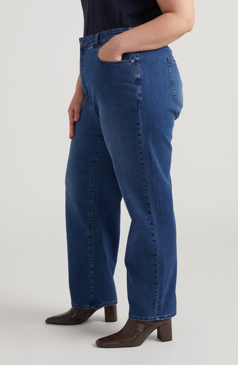 Universal Standard Ella Straight Leg Jeans, Alternate, color, True Blue