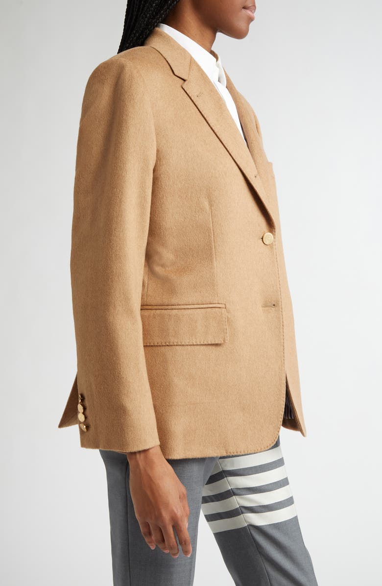 Thom Browne Classic Camel Hair Sport Coat, Alternate, color, Camel