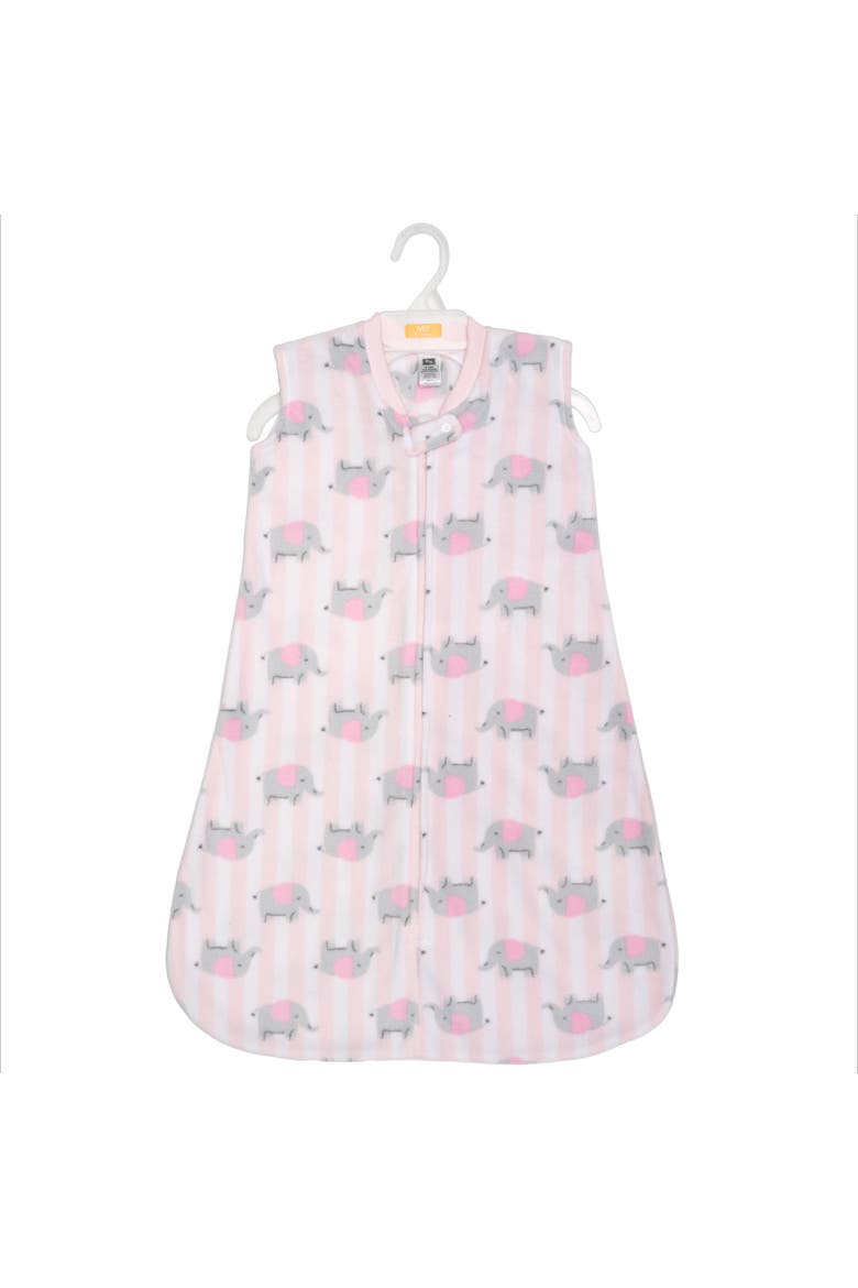 Plush Comfort Sleep Sack & Snuggle Throw, Alternate, color, Elephant Stripe