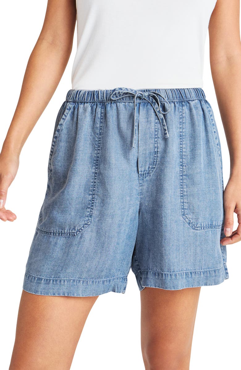 Splendid Angie Indigo Shorts, Alternate, color,