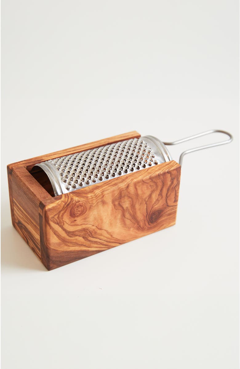 Verve Culture Olivewood Box Grater, Alternate, color, NO COLOR