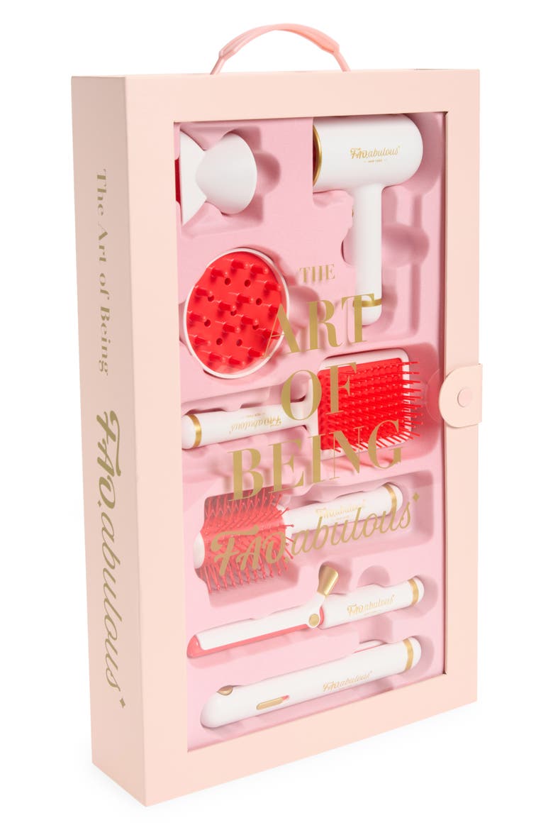 Pretend Hair Stylist Toy Set, Alternate, color, RED