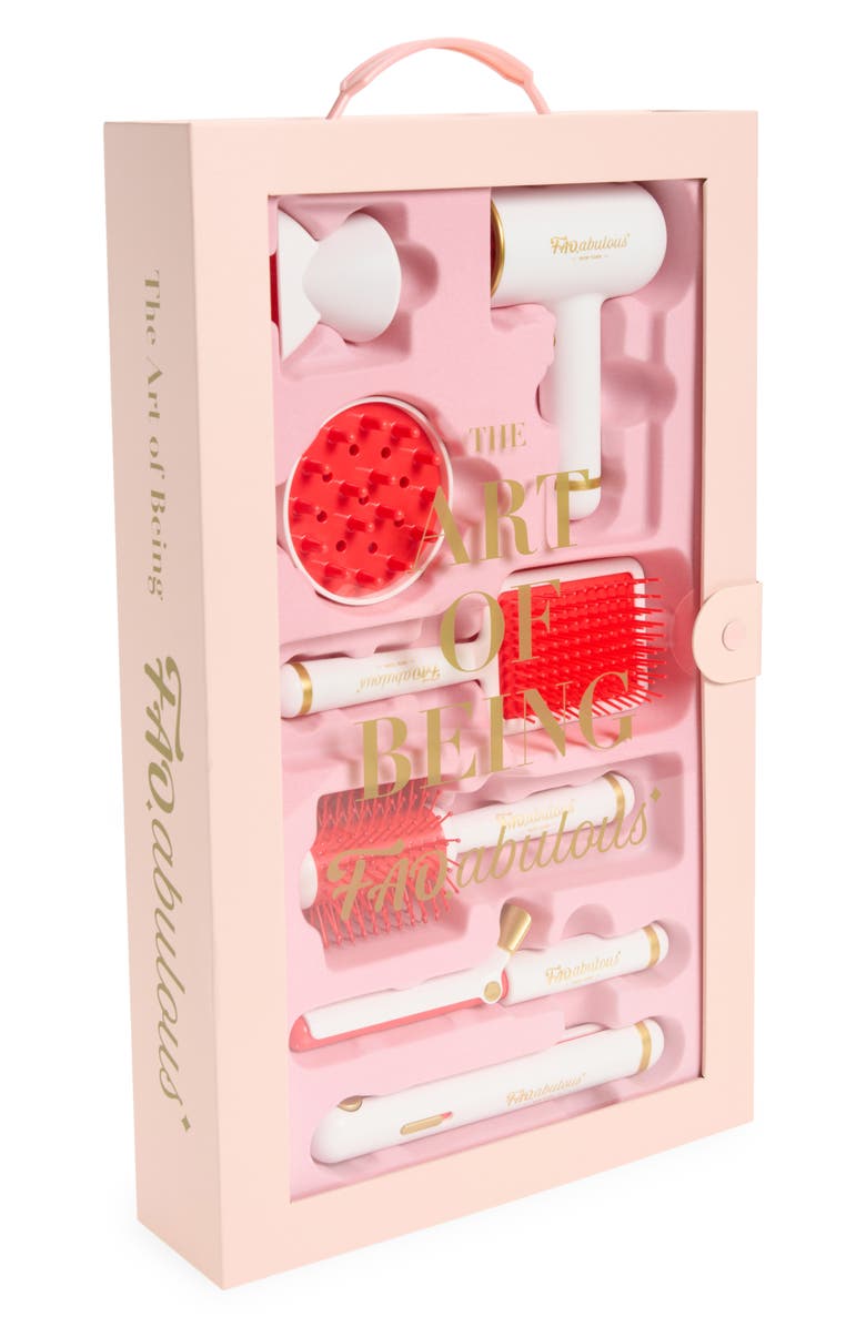 FAO Schwarz Pretend Hair Stylist Toy Set, Alternate, color, Red