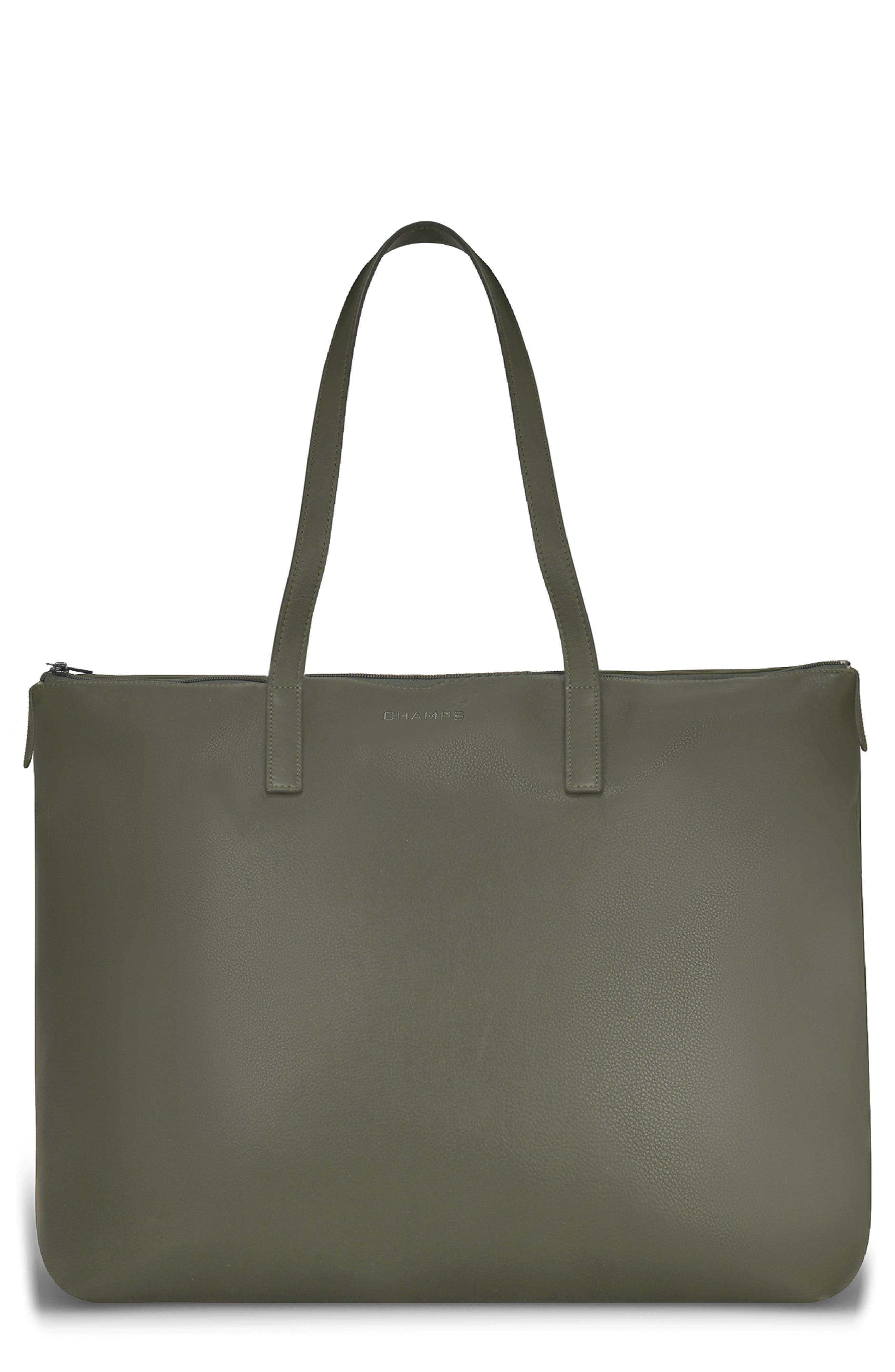 Onyx Leather Business Tote