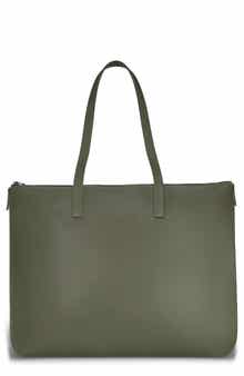 Onyx Leather Business Tote