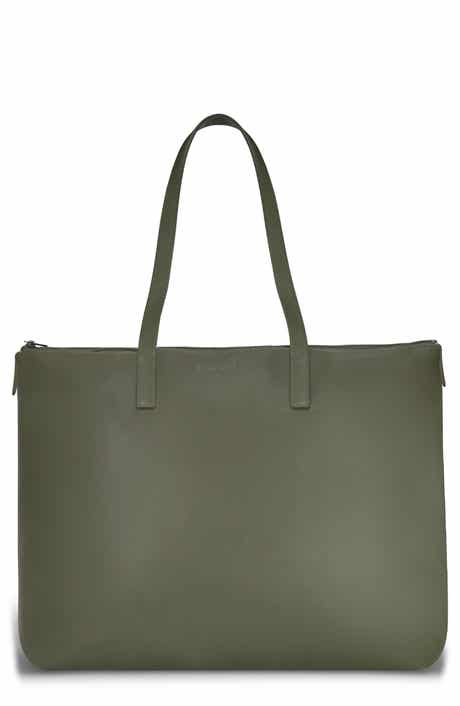 Onyx Leather Business Tote