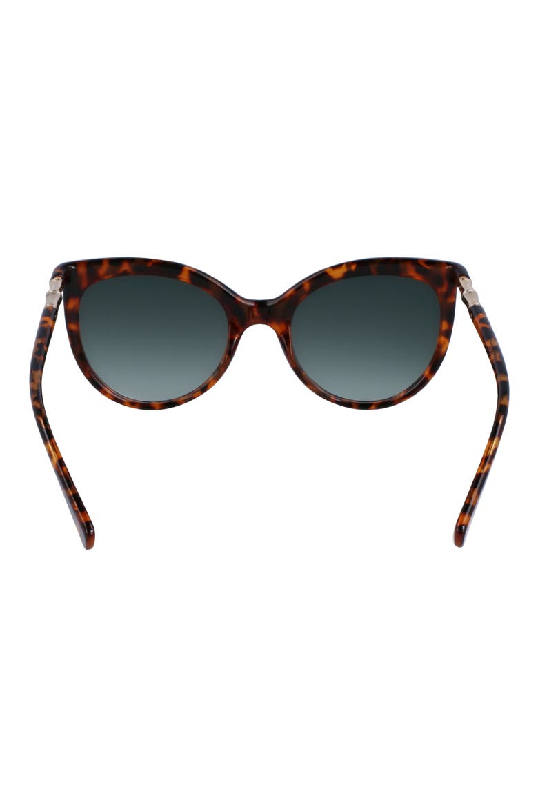 Roseau 53mm Gradient Cat Eye Sunglasses, Alternate, color, HAVANA