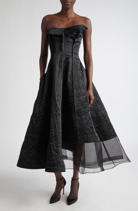 Jason Wu Black V-Neck Dress