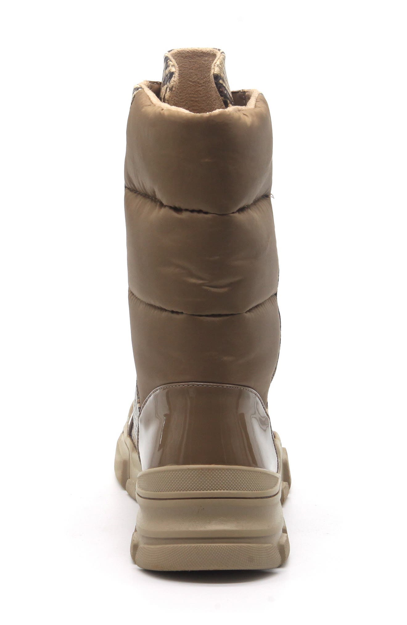 CAPE ROBBIN Brooke Snake Embossed Lace-Up Boot (Women) | Nordstromrack