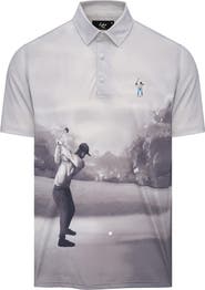 Eastside Golf Snap Placket Performance Golf Polo