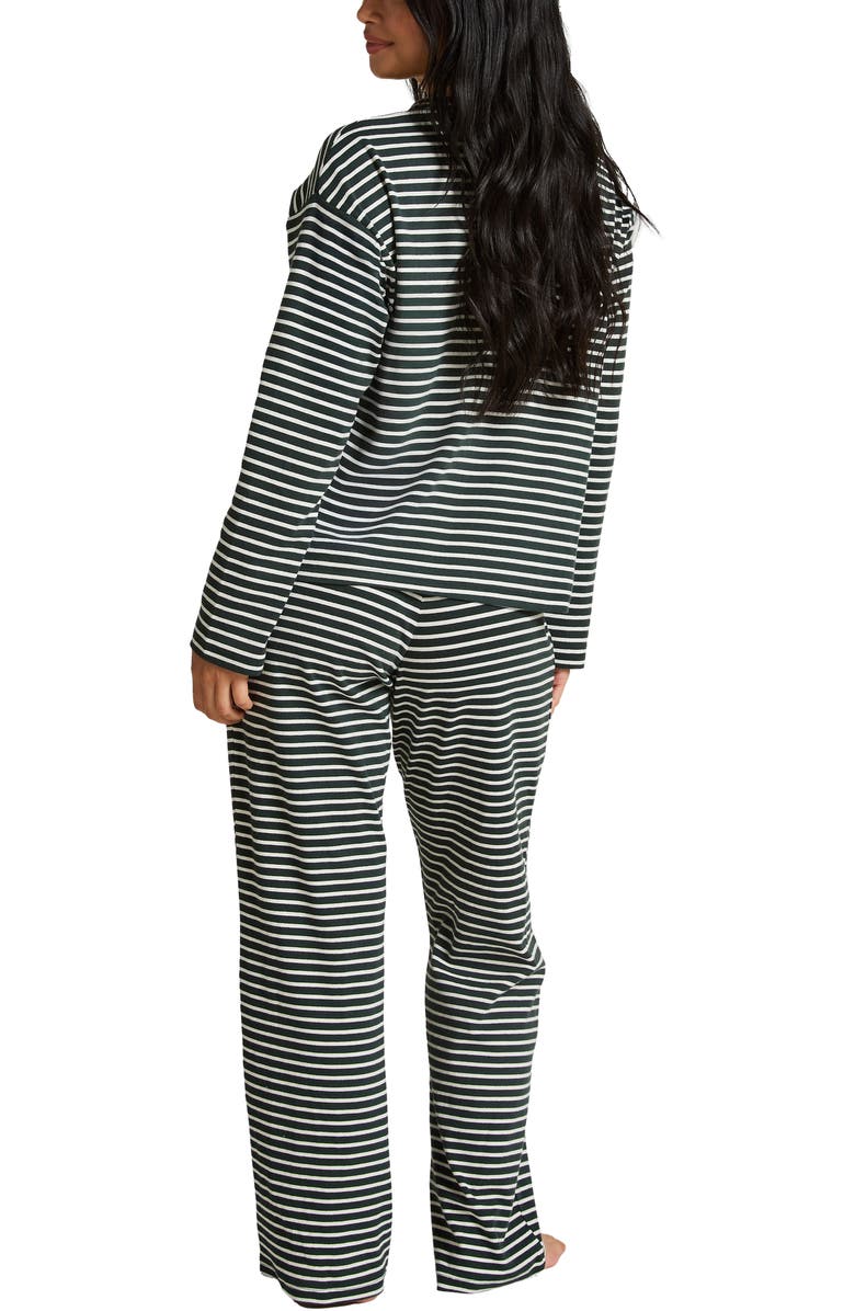 Hunkemöller Pyjamaset Cotton Jersey, Alternate, color, Green