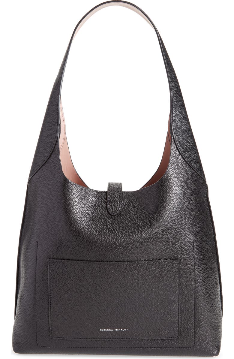 Rebecca Minkoff Megan Leather Hobo Bag, Alternate, color,