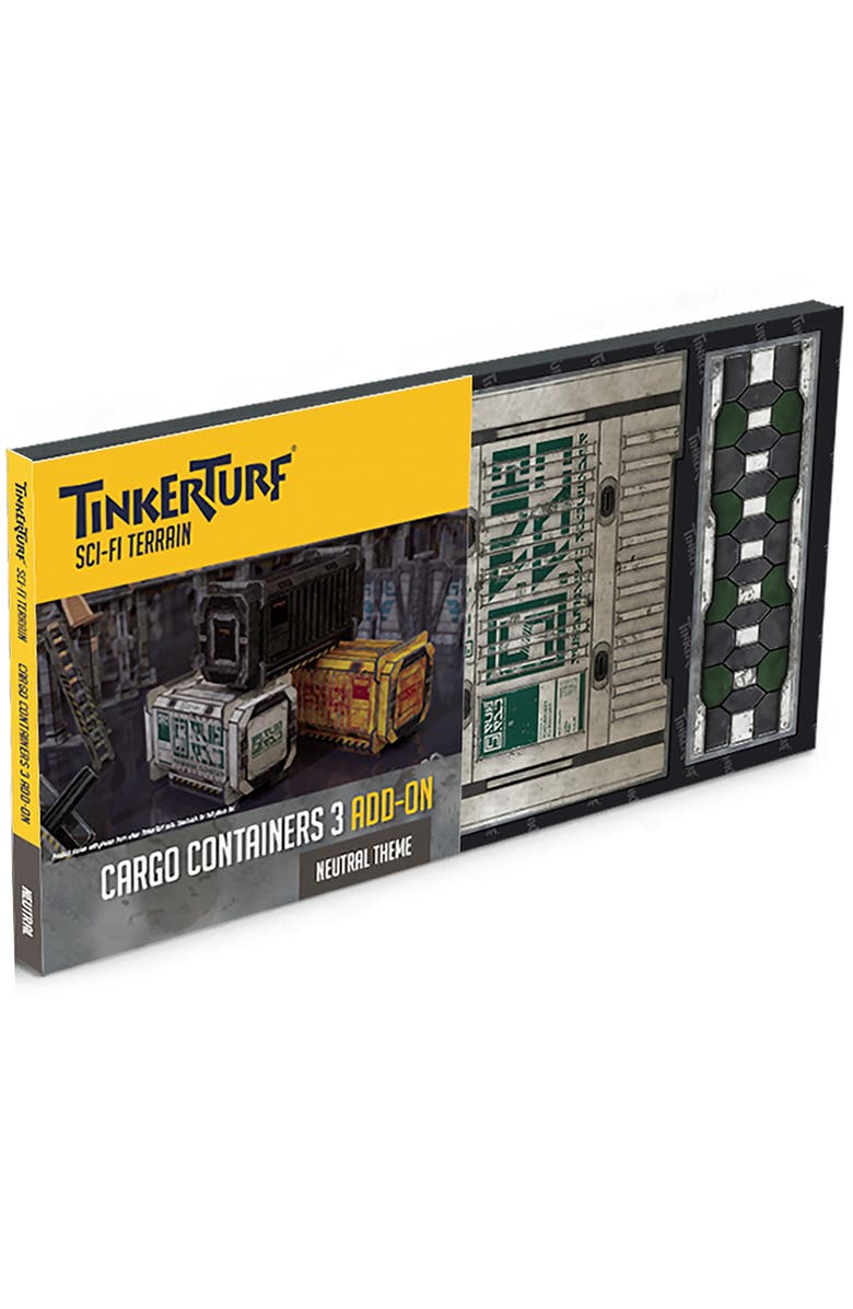 TinkerTurf Scifi Terrain Cargo Containers Series 3 Addon Neutral Theme, Main, color, Multicolored