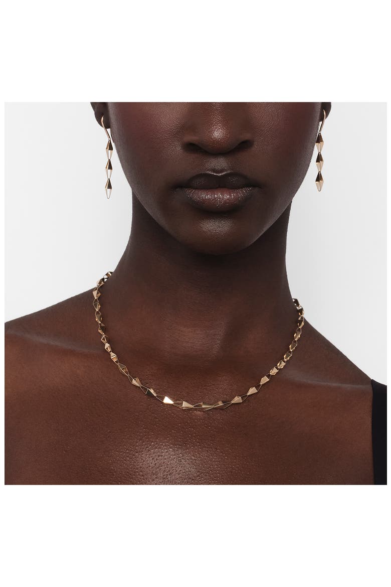 14K Gold 3D Kite Chain Necklace, Alternate, color, YELLOW GOLD