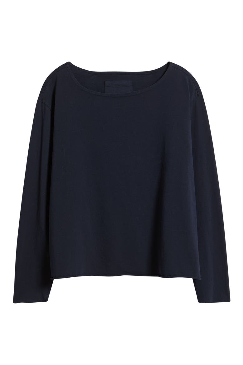 Quinn Long Sleeve Crewneck T-Shirt, Alternate, color, CLASSIC NAVY
