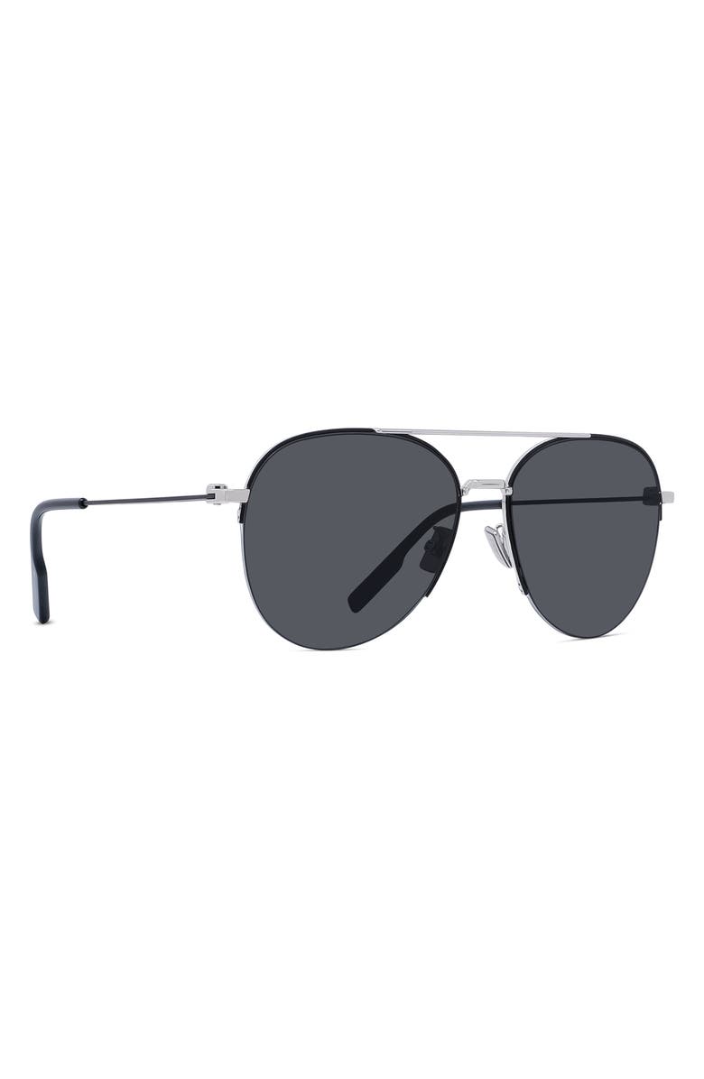 DIOR 180 59mm Aviator Sunglasses, Alternate, color, 
