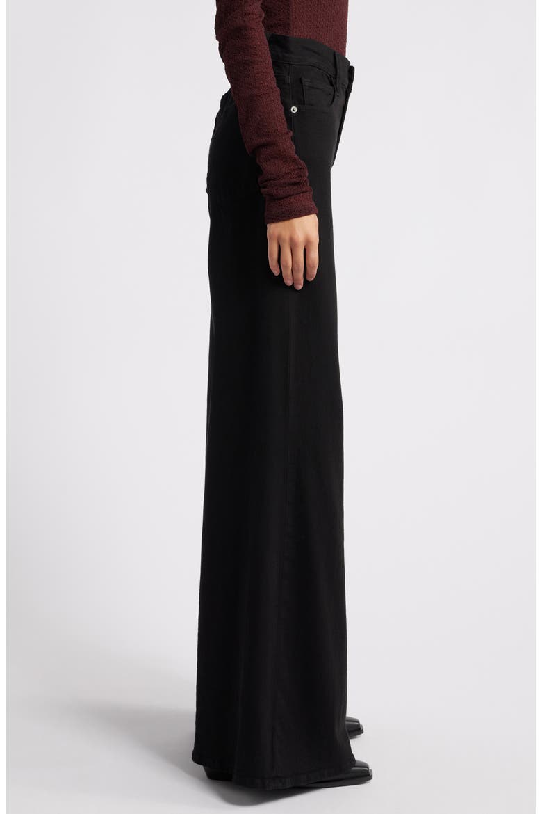 Women's Le Palazzo Wide Leg Pants, Alternate, color, FILM NOIR