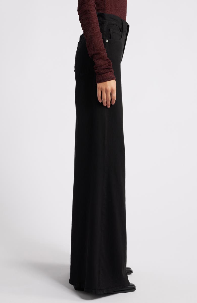 FRAME Women's Le Palazzo Wide Leg Pants, Alternate, color, Film Noir