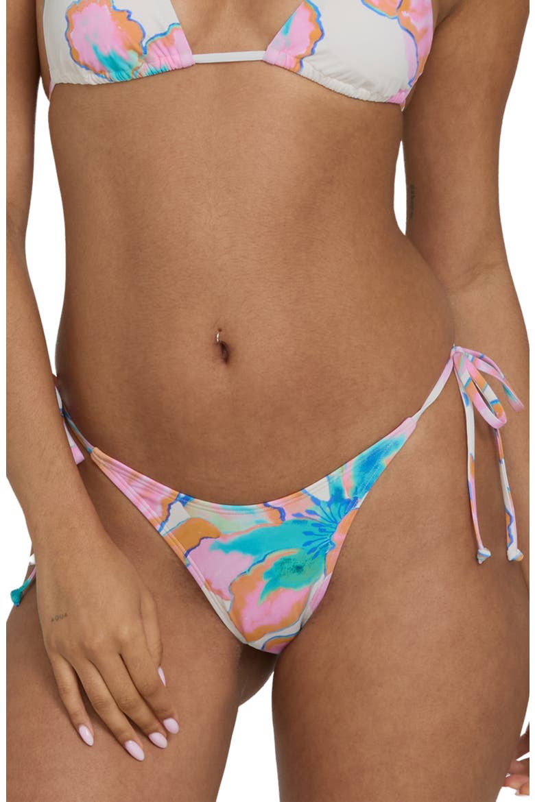 Sweet Escape Dippi Hike Side Tie Bikini Bottoms, Main, color, SALT CRYSTAL