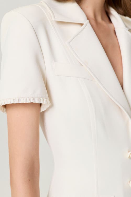 Nocturne Floral Button Detailed Maxi Dress In Neutral