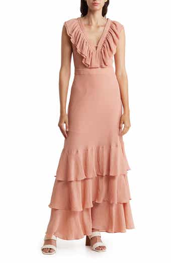 Ashleigh Crinkle Crepe Maxi Dress