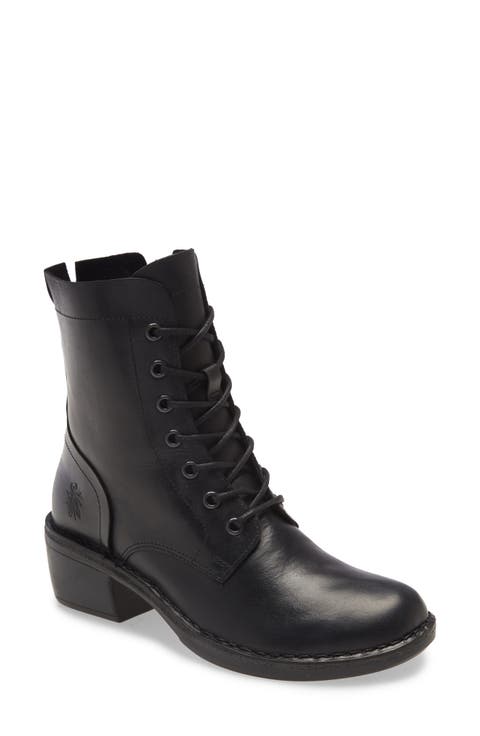 Milu Lace-Up Leather Boot (Women)