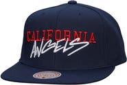 Mitchell & Ness Men's Mitchell & Ness Navy California Angels Team Tagged Snapback Hat
